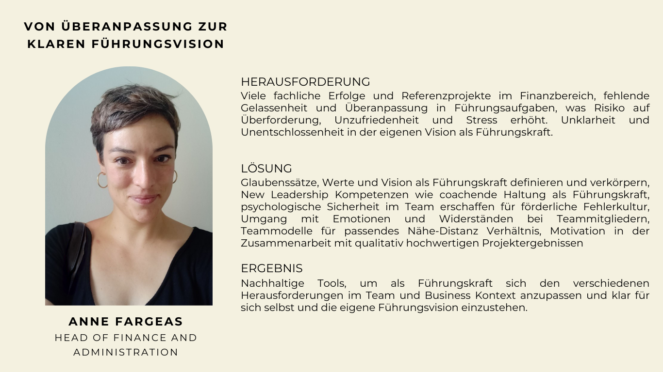 Führungskräfte Coaching Alexandra Schneller Business Coaching Unternehmensberatung Karriere Coaching