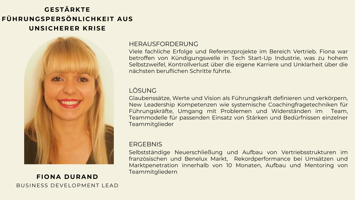 Führungskräfte Coaching Alexandra Schneller Business Coaching Unternehmensberatung Karriere Coaching